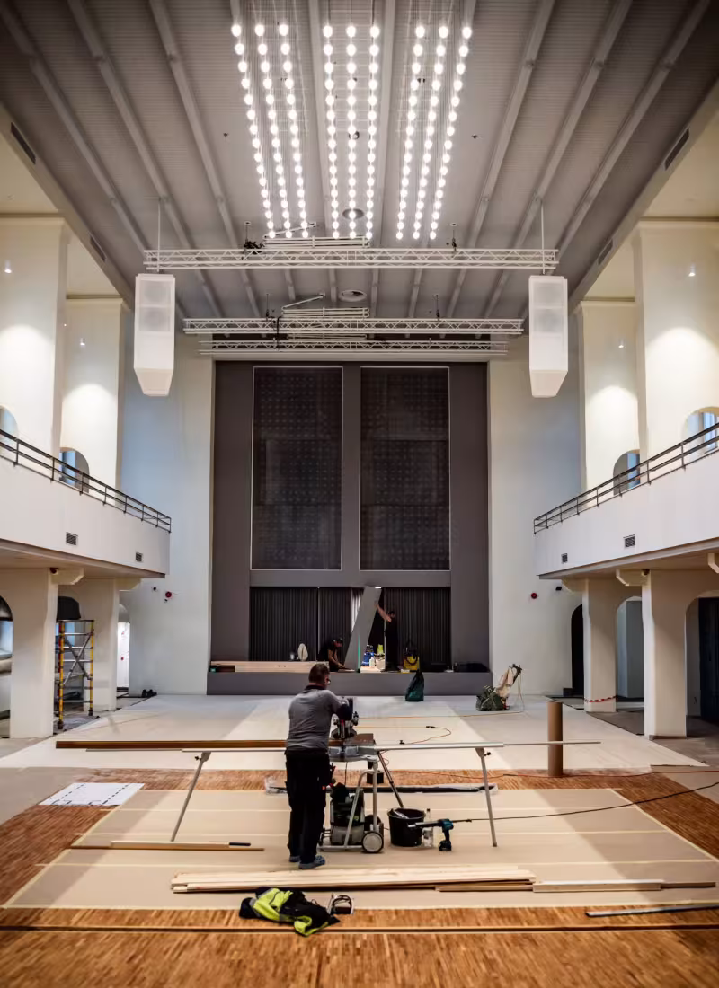 Photo by Arvo P&auml;rt Concert Hall Ukuaru on November 07, 2025. May be an image of lighting and dais.