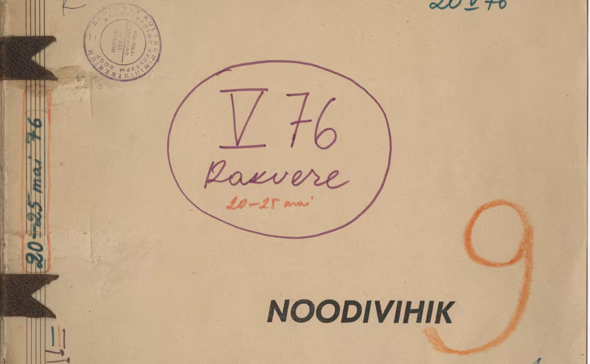 Arvo P&auml;rdi muusikap&auml;evik, mai 1976. Arvo P&auml;rdi Keskus