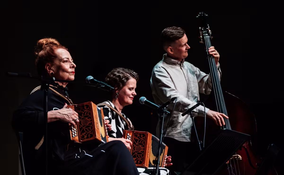 &Uuml;lle Kaljuste, Harriet Toompere ja Ago Niglas.