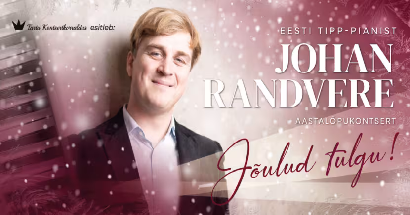 Eesti tipp-pianist Johan Randvere ''J&otilde;ulud tulgu!''